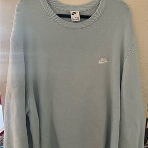 Nike Men’s Pale Blue Crewneck Sweatshirt